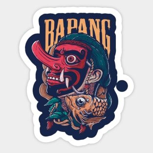 Bapang Mask Sticker